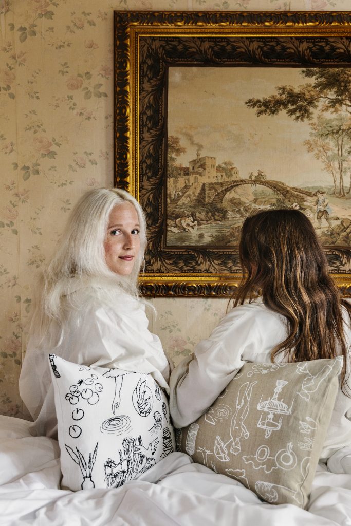 Saana ja Olli Mielenmaisemia Mindscapes Finnish Design Hemp Fabric Made in Finland
