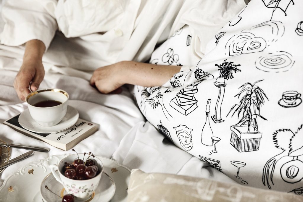 Saana ja Olli Mielenmaisemia Mindscapes Finnish Design Hemp Fabric Made in Finland